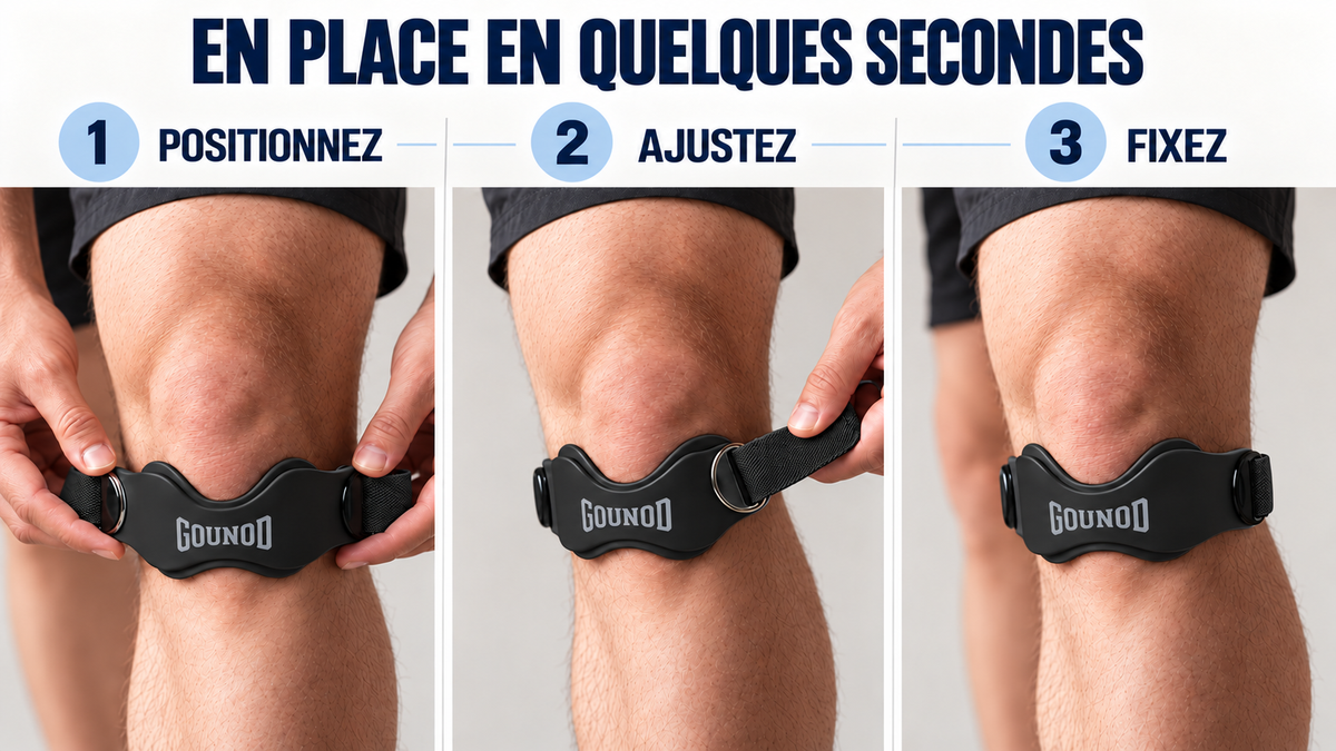 Mecanisme de reglage de la genouillere Velox